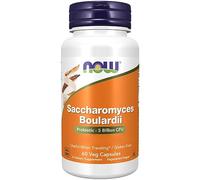 Now Foods Saccharomyces boulardii, Probiotic Yeast, 5 Billion Cultures, 60 Vegan Capsules, Lab Tested, Gluten Free, Non-GMO, Vegetarian, Soy Free