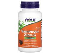 NOW Foods Sambucus Zinc-C - 60 Lozenges