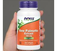NOW Foods Saw Palmetto Extract, 160 mg, 120 Softgels