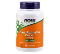 Now Foods Saw Palmetto Extract 160mg - 240 Softgels for Prostate Support