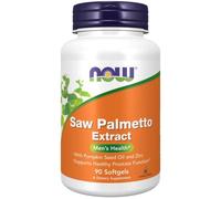NOW Foods Saw Palmetto Extract With Pumpkin Seed Oil & Zinc 80mg Softgels 90 Softgels