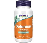NOW Foods Selenium 200 mcg 90 Veg Capsules, Skin Hair & Nails, Immunity