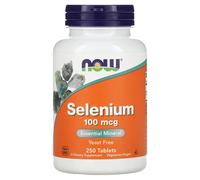 NOW Foods Selenium 200mcg - 180 Veg Capsules | Essential Mineral for Immunity