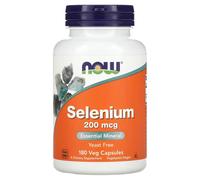NOW Foods Selenium, 200mcg - 180 Vegan Capsules
