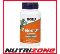 Now Foods Selenium 200mcg Essential Mineral Immune Health - 90 vcaps
