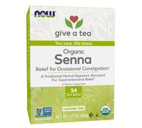 Now Foods Senna Tea, Organic Relief for Occasional Constipation 24 Tea Bags