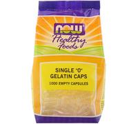 Now Foods, Single "0" Gelatin Caps, 1000 Empty Capsules