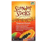 NOW Foods, Slender Sticks, Tropical Punch, 12 Sticks, 0.18 oz (5 g) Each