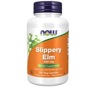NOW Foods Slippery Elm 400mg Capsules 100 Capsules