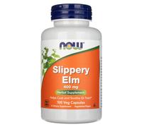 Now Foods Slippery Elm 400mg 100 Veg Capsules Digestive Support Herbal