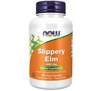 NOW Foods Slippery Elm 400mg Capsules 100 Capsules