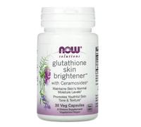 NOW FOODS SOLUTIONS, GLUTATHIONE SKIN LIGHTENING, 30 VEGGIE CAPS