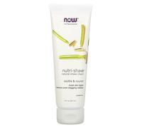 NOW Foods, Solutions, Nutri-Shave, Natural Shave Cream, 8 fl oz (237 ml)