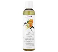 Now Foods, Solutions, Refreshing Vanilla Citrus Massage Oil, 8 fl oz (237 ml)