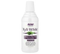 NOW Foods, Solutions, Xyli-White Mouthwash, Fluoride-Free, Neem & Tea Tree with Mint, 16 fl oz (473 ml)