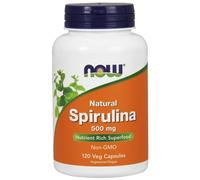 Now Foods, Natural Spirulina, 500 mg, 120 Veg Capsules