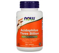 Now Foods, Stabilized Acidophilus Three Billion, 180 Tablets