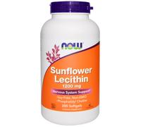 Now Foods, Sunflower Lecithin, 1200 mg, 200 Softgels