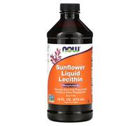 Sunflower Liquid Lecithin Now Foods 16 oz, Natural Phospholipids
