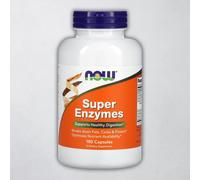 NOW Foods Super Enzymes - 180 Capsules | Digestive Enzyme Support Formula