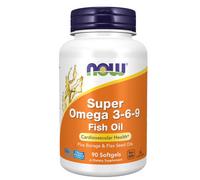Now Foods, Super Omega 3-6-9, 1200 mg, 90 Sgels