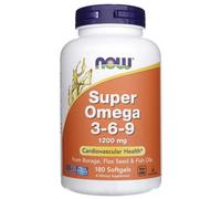 NOW Foods Super Omega 3-6-9, 1200mg , 180 softgels