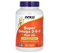 NOW Foods Super Omega 3-6-9 1200mg Softgels | 90/180 Count