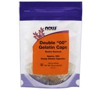 NOW Foods Supplements Empty Gelatin Capsules Double """"00"""" Bovine Sourced Filled by Weight 250 Gel Capsules