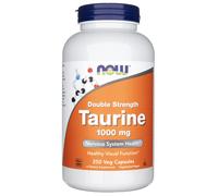 NOW Foods Taurine, 250 vcaps (1000mg Double Strength)