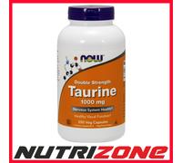 NOW Foods Taurine, 1000mg Double Strength - 250 vcaps