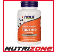NOW Foods Taurine 1000mg Double Strength Nervous System Health - 100 vcaps