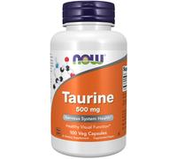 Now Foods, Taurine, 500 mg, 100 Capsules