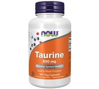 Now Foods, Taurine, 500 mg, 100 Capsules