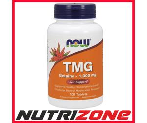 Now Foods TMG Betaine 1000mg Liver Support - 100 tablets