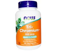 Now Foods, Tri-Chromium, 500 mcg, 180 Veg Capsules