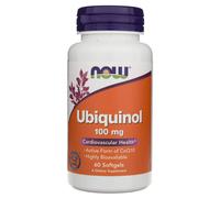 NOW Foods Ubiquinol, 100mg, 60 softgels