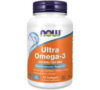 NOW Foods Ultra Omega 3 90 Softgels Brain Health