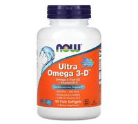 NOW Foods Ultra Omega 3-D with Vitamin D-3 - 90 Softgels