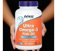 NOW Foods Ultra Omega-3 - 180 softgels | 500 EPA / 250 DHA