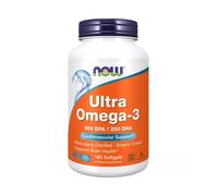 NOW Foods Ultra Omega-3 Fish Oil 180 Softgels, Heart Health, Brain Health