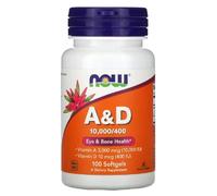 Now Foods - Vitamin A & D 10,000/400 IU | Supports Immune Function & Vision - 100 Softgels