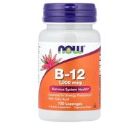NOW Foods Vitamin B-12, 1000mcg - 100 lozenges