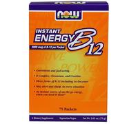 NOW Foods | Vitamin B-12- Instant Energy | 1 x 75 packets