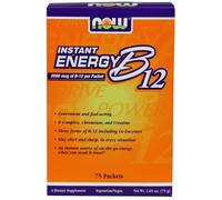 NOW Foods Vitamin B-12 Instant Energy - 2,000 mcg - 75 Packets