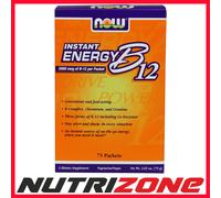NOW Foods Vitamin B-12 Instant Energy - 2,000 mcg - 75 Packets