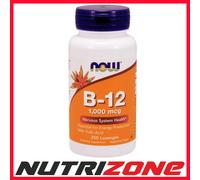 Now Foods Vitamin B-12 with Folic Acid 1000mcg Nervous System Health 250 lozenge
