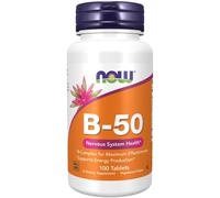 NOW Foods Vitamin B-50 Tablets 100 Tablets