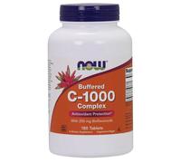 NOW Foods Vitamin C-1000 Complex Buffered With 250mg Bioflavonoids 180 Tablets