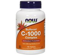 Now Foods Vitamin C-1000 Complex Supplement - Buffered with 250mg Bioflavonoids - 90 Tabs