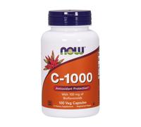 NOW Foods Vitamin C + Bioflavonoids Immune 1000mg Vegan Capsules - 100 Capsules